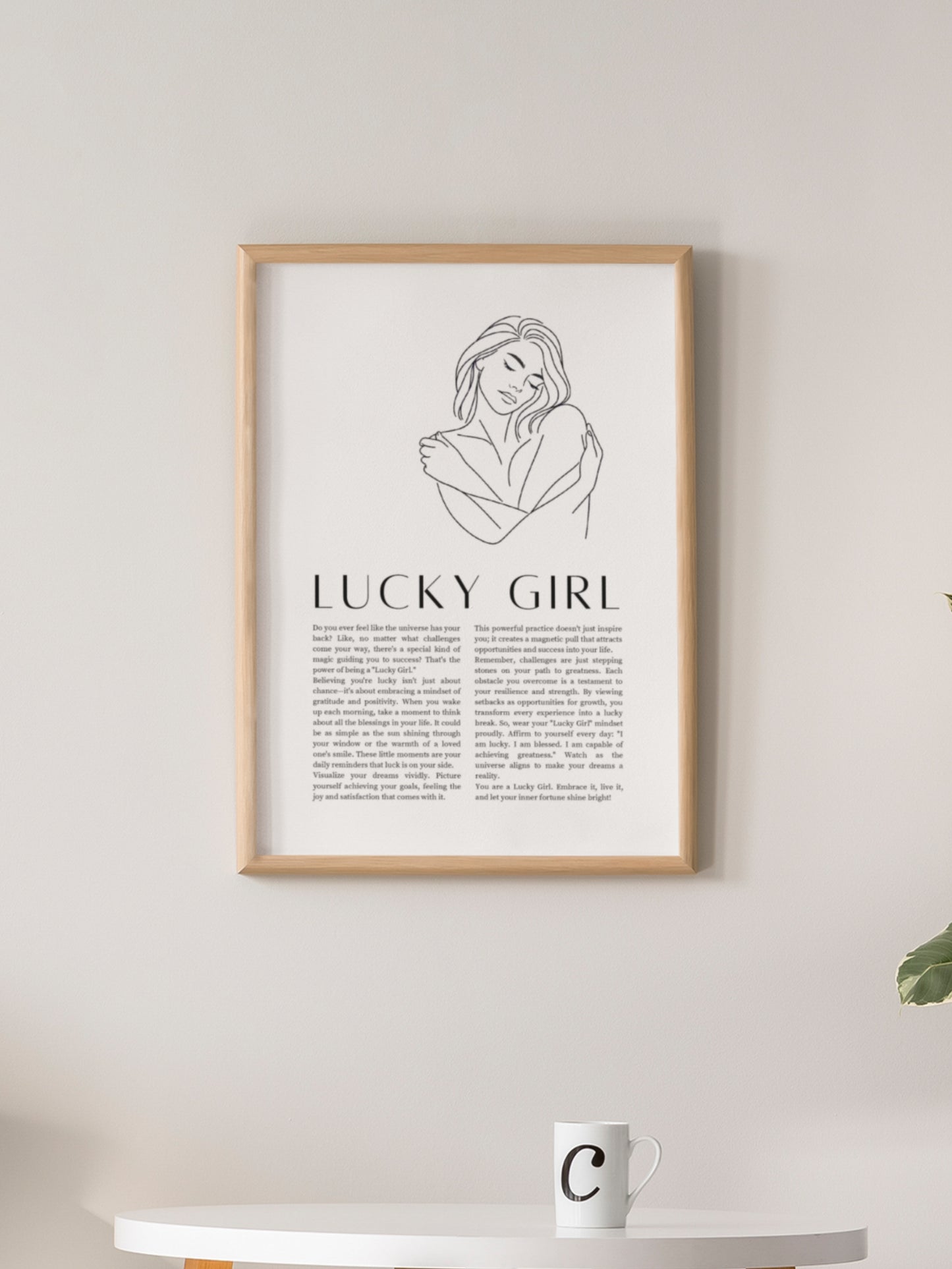 Lucky Girl Syndrome Wall Art