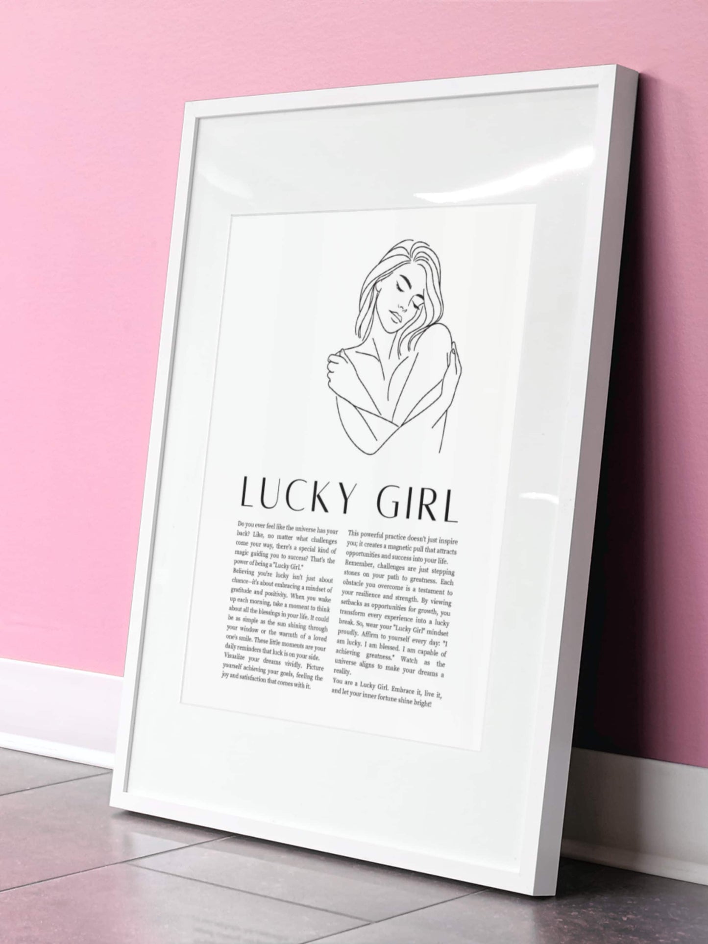 Lucky Girl Syndrome Wall Art