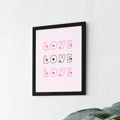Love — Soft Reminder Art Print