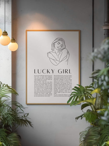 Lucky Girl Syndrome Wall Art