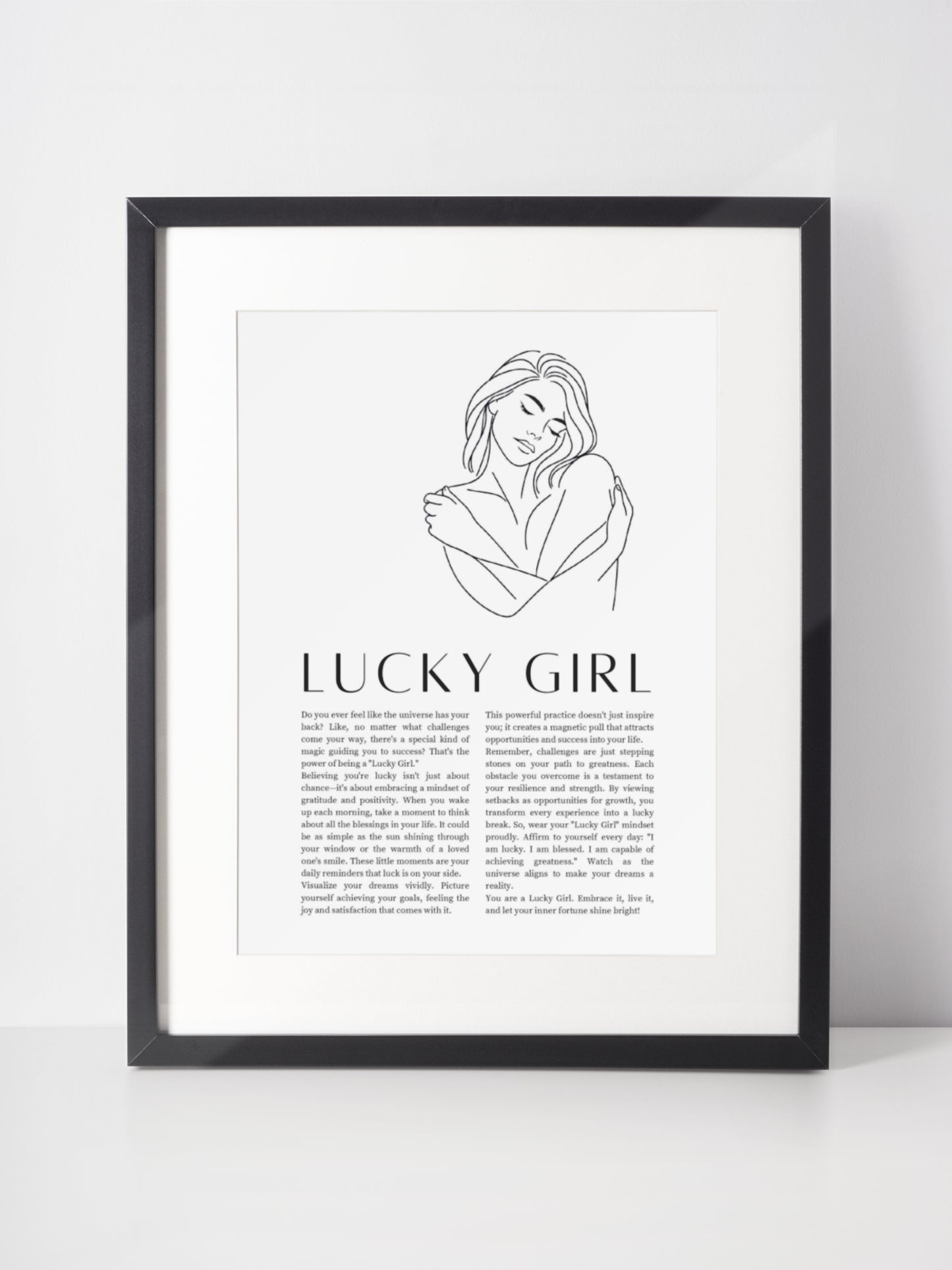 Lucky Girl Syndrome Wall Art