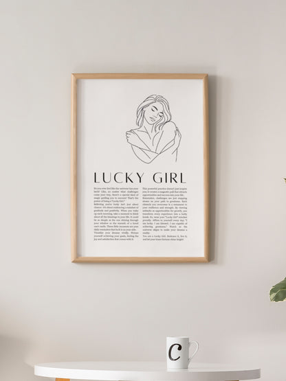 Lucky Girl Syndrome Wall Art