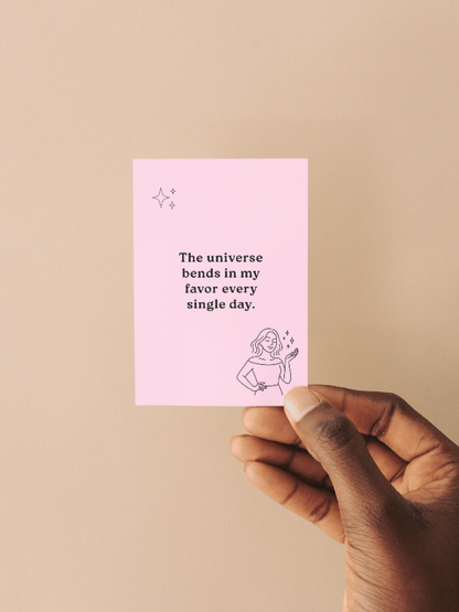 Lucky Girl Affirmations Cards