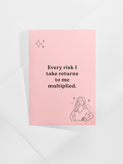 Lucky Girl Affirmations Cards