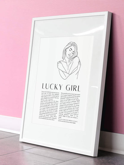 Lucky Girl Syndrome Wall Art