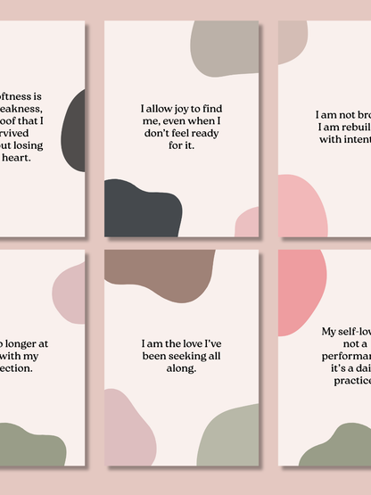Self-Love Affirmation Cards
