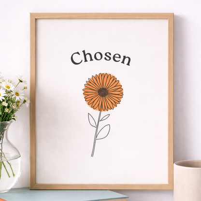 Chosen Botanical Art Print