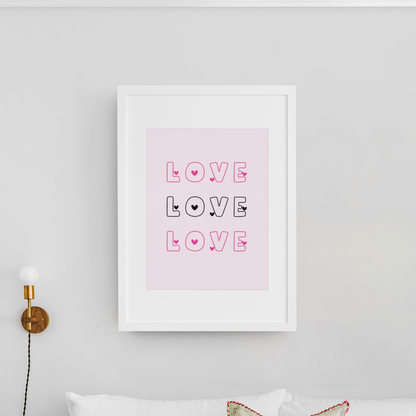 Love — Soft Reminder Art Print