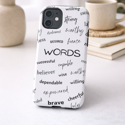 Words Phone Case